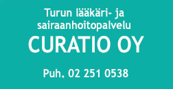 Turun lääkäri- ja sairaanhoitopalvelu Curatio Oy logo
